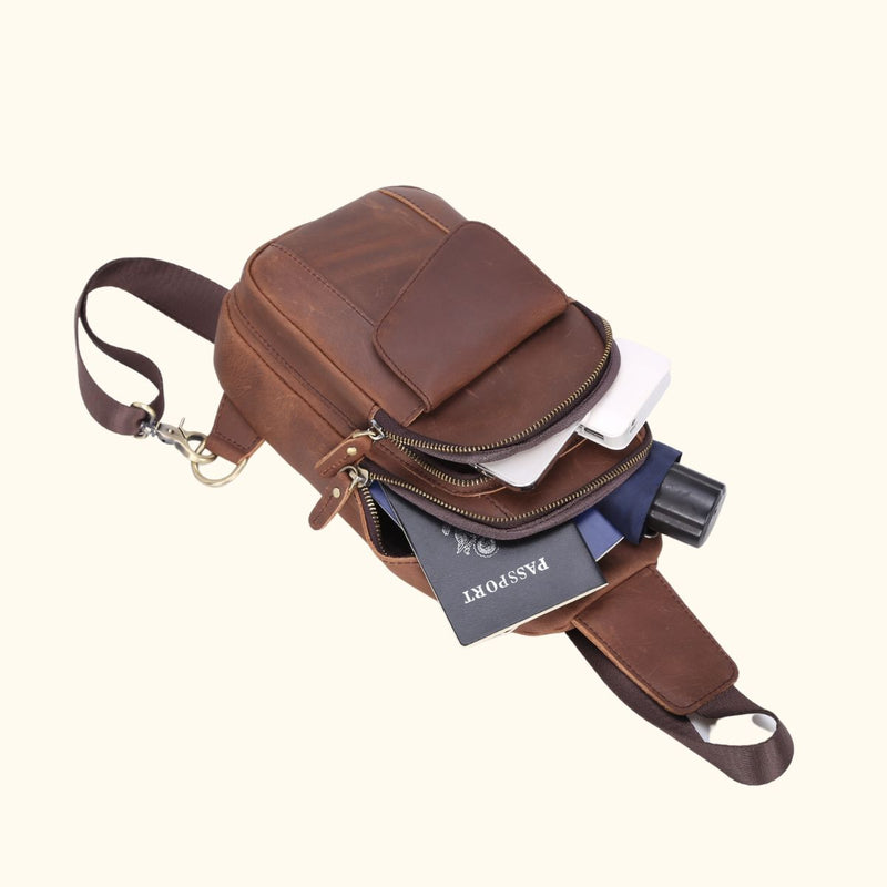 The Gun Slinger – Leather Crossbody Bag
