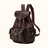 The Worn Whip – Genuine Leather Rucksack