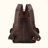 The Worn Whip – Genuine Leather Rucksack