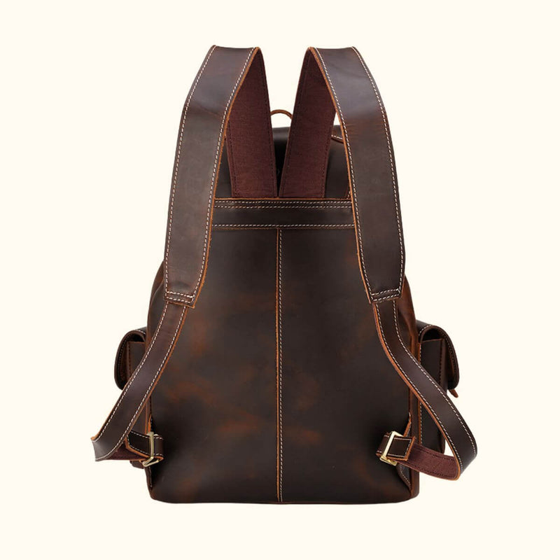 The Worn Whip – Genuine Leather Rucksack