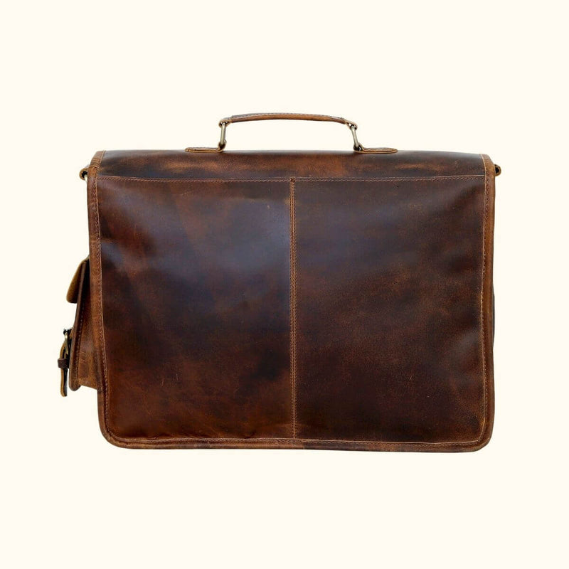 The Wild Horizon – Full-Grain Leather Briefcase