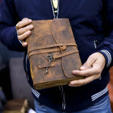 The Shooting Star  - Vintage Buffalo Leather Diary