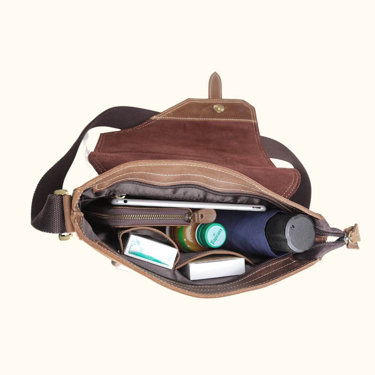 The Crazy Cow – Leather Crossbody Bag – Western Leather Goods