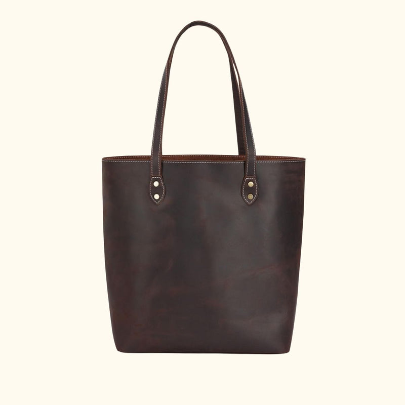 The Cactus Flower - Leather Tote bag