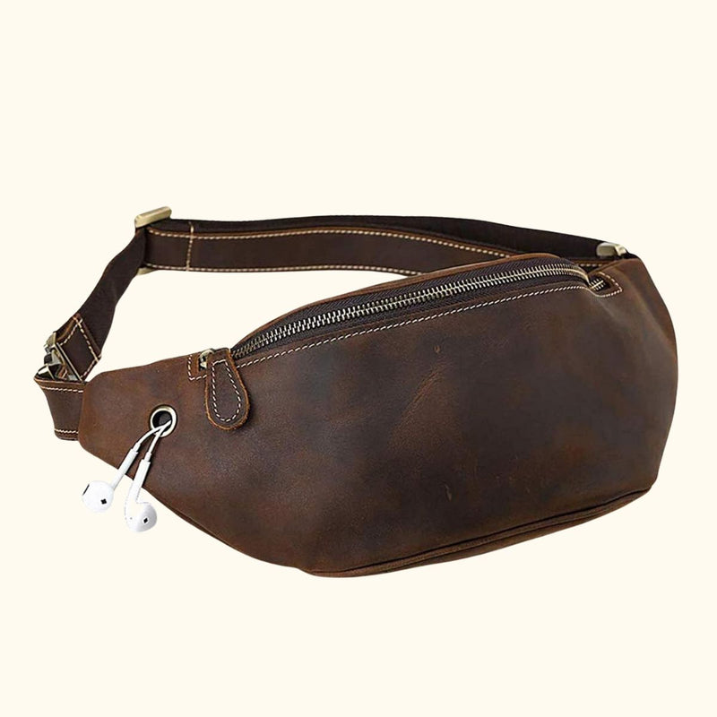 Leather Belt Bag | Fanny Pack | Travel Utility Belt Purse | Waist Bag - The  Hipster