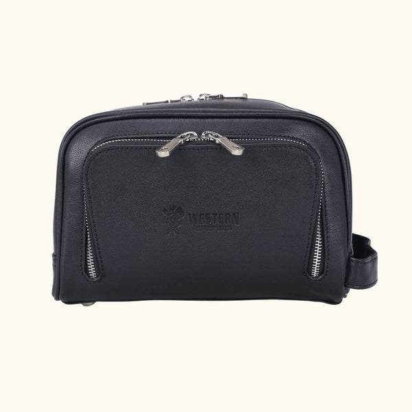 The Rugged Beauty - Western Leather Toiletry Bag