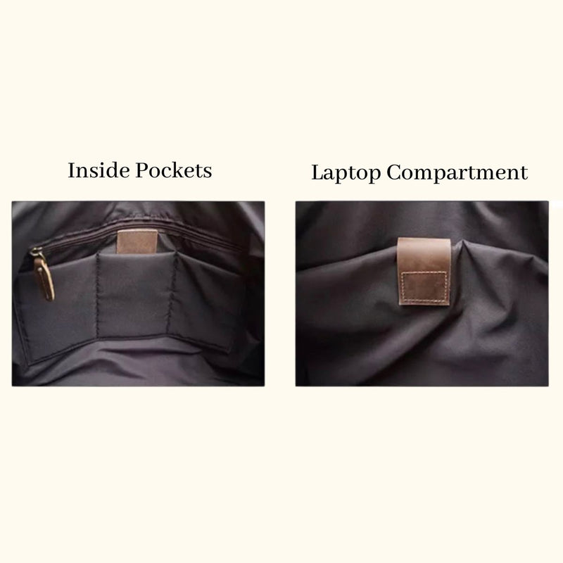 Stay organized on the go with a duffle bag featuring convenient inside pockets, ensuring easy access to your essentials.