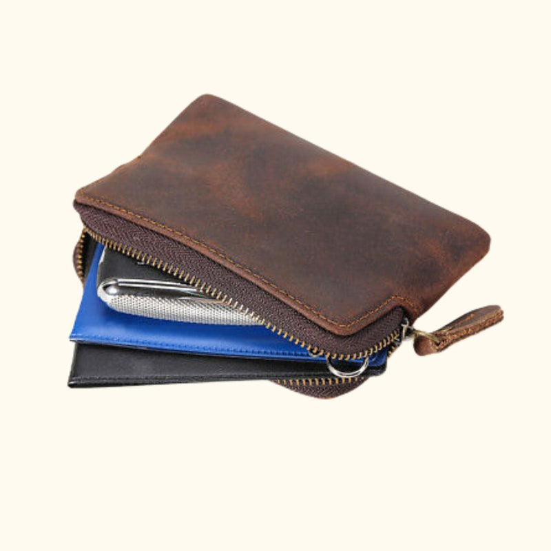 The Raven - Leather Wallet Bag