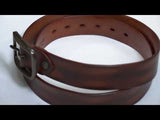 Watch the video showcasing The Charred Cigar - Leather Western Belt - Classic Men's Belt with Brass Buckle in Black, Brown, and Coffee